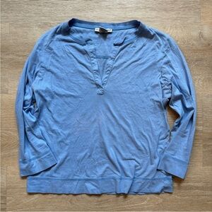 Jillian Jones 100% Cotton Blue Shirt